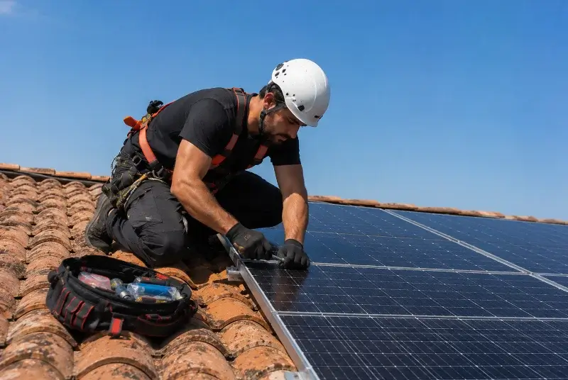 Maintenance et monitoring de panneaux solaires à Parthenay-de-Bretagne
